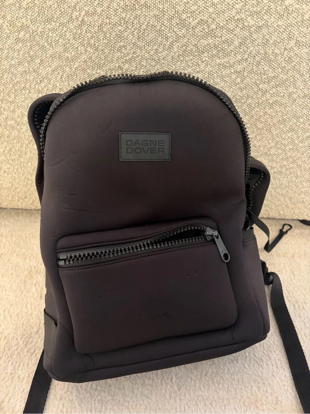 Dagne Dover Black Compact Medium Backpack